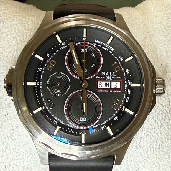 Ball Engineering Master II Slide Chronograph Day Date Automatic Mens Watch - Picture 3 of 7